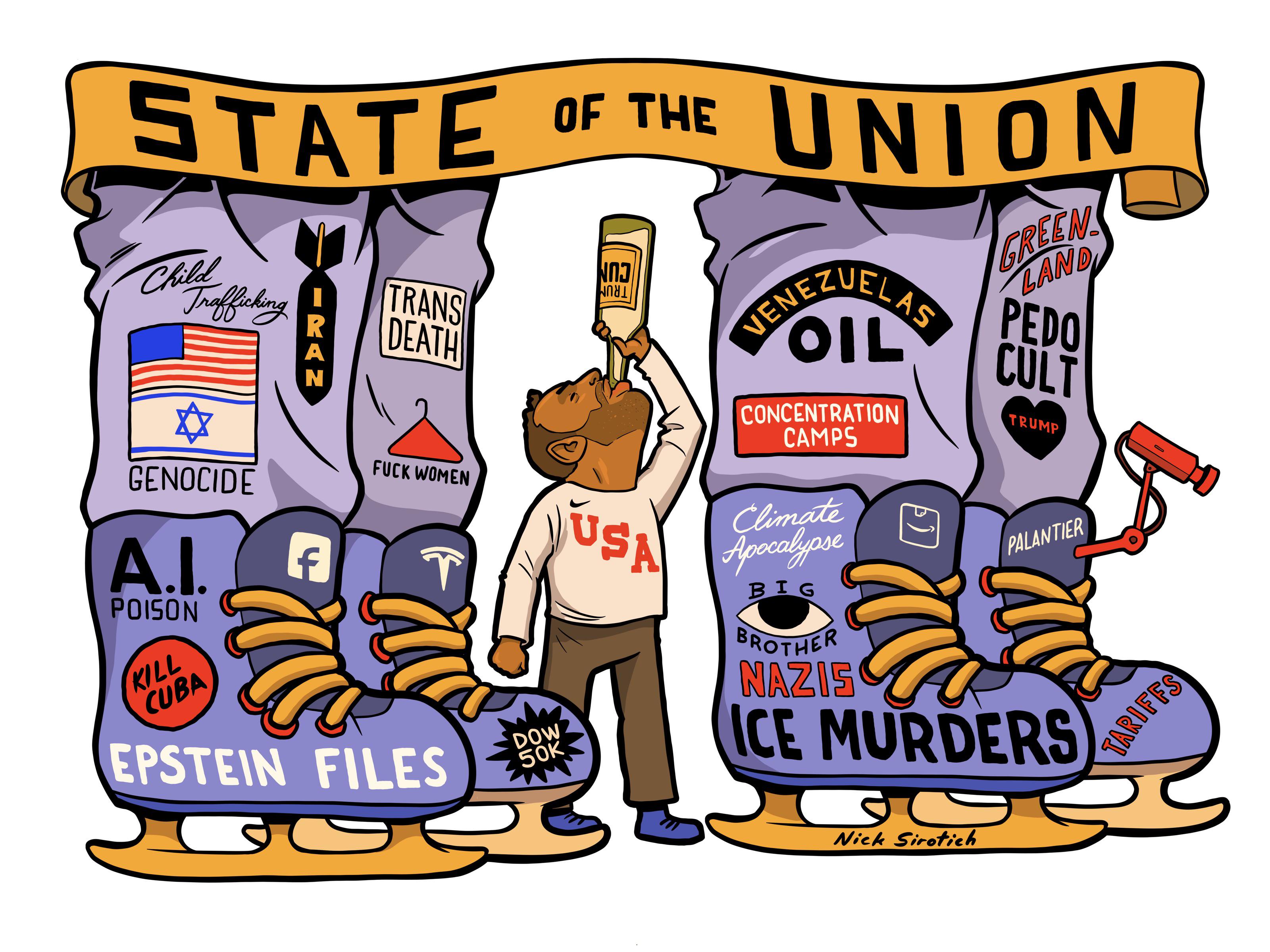 The real State of the Union, Nick Sirotich, Procreate,2026 [OC] : r/Art